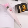 Craft gifts, soap flowers, festival presents, roses, carnations details Picture